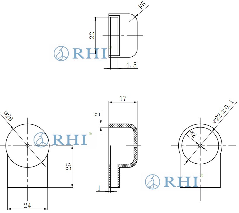 蓄電池銅排保護蓋規(guī)格圖